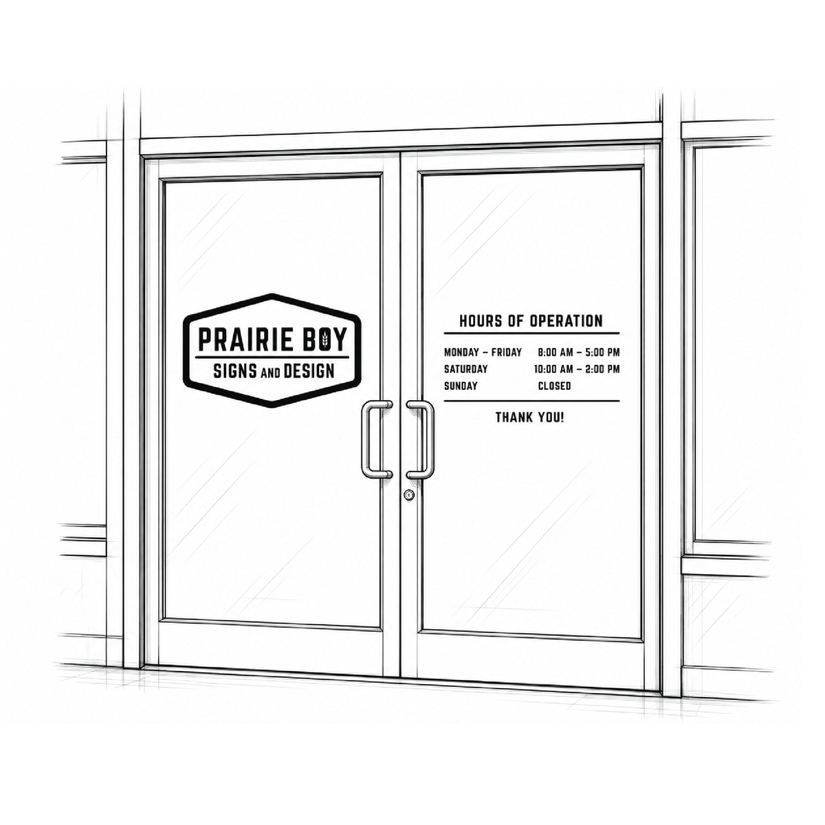 Custom Window Decals Saskatoon